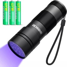 12 LED UV Black Light Small Portable Flashlight for Pet Urine Detection Bed Bug