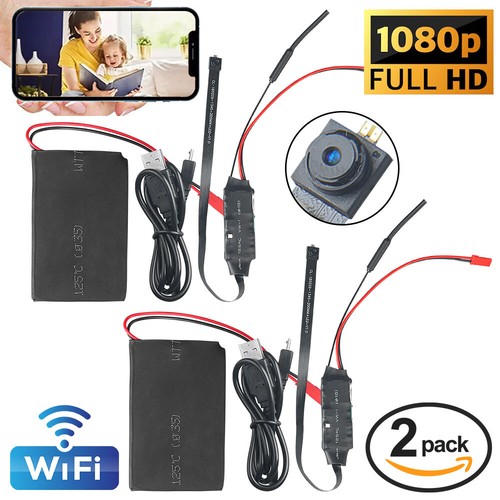 2x Mini Wlan Wifi Kamera P2P Überwachungskamera Video Aufnahme Knopf Einbau USB - Bild 17 von 17