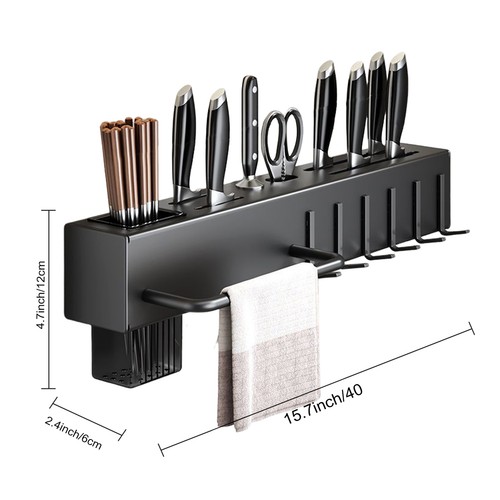 Design Utensil Holder Long-lasting Kitchen Organizer Carbon Kitchen for Utensil - Picture 8 of 11