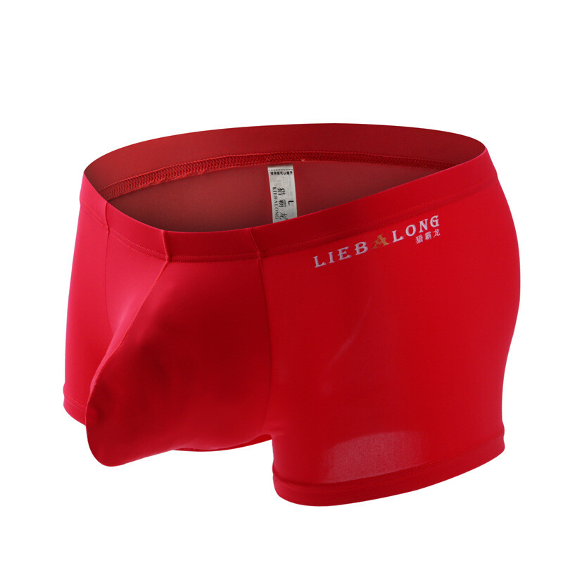 Herren-Boxershorts Aus Eisseide - Ultra-bequem Mit 3D-Beutel & Atmungsaktiv