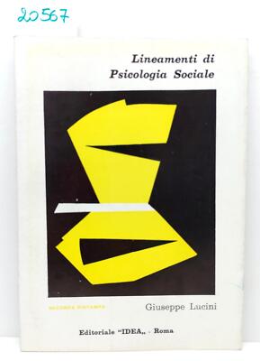 Giuseppe Lucini Leitlinien der Sozialpsychologie 2. Nachdruck Verlag Idee