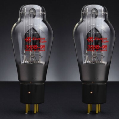 Shuguang 300B 真空管 2本セット 2PCS Shuguang 300B-98 Electron Tube Vacuum Tubes with Base & Gold