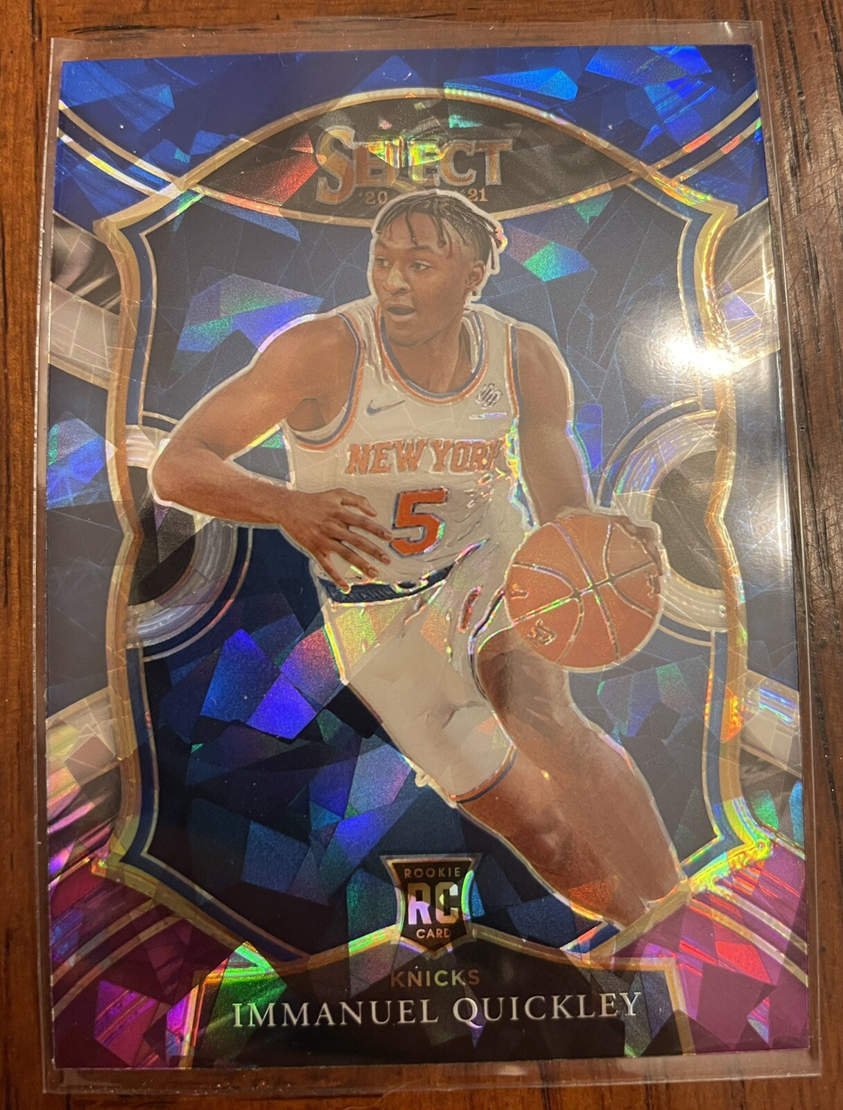 IMMANUEL QUICKLEY ROOKIE BLUE WHITE PURPLE PRIZM RC 2020-21 PANINI ...