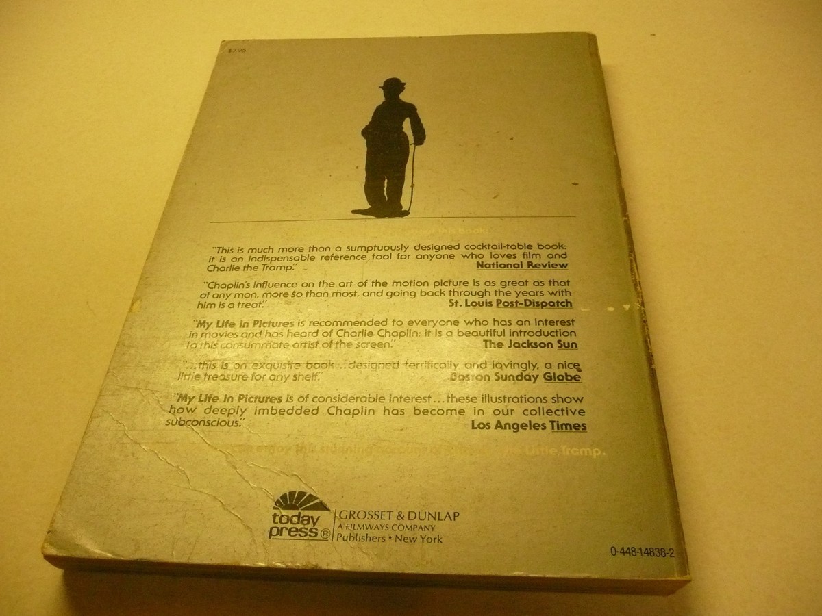 Charlie Chaplin My Life in Pictures vintage 1978 paperback