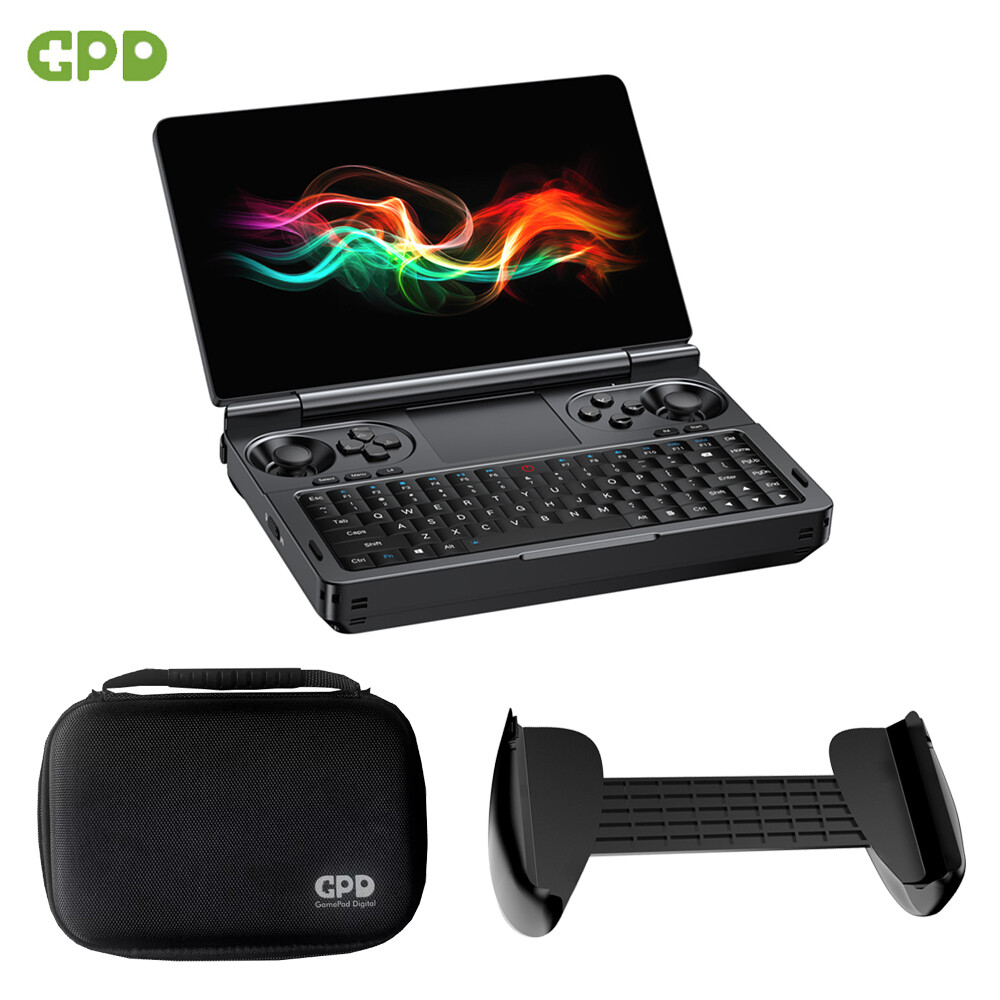 GPD WIN Mini 2025 7in Handheld Gaming PC With Carry Case and Grip