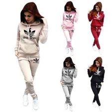 2 Piece Set Women's Tracksuit Hoodies Sweatshirt Pants Women Sport Suit