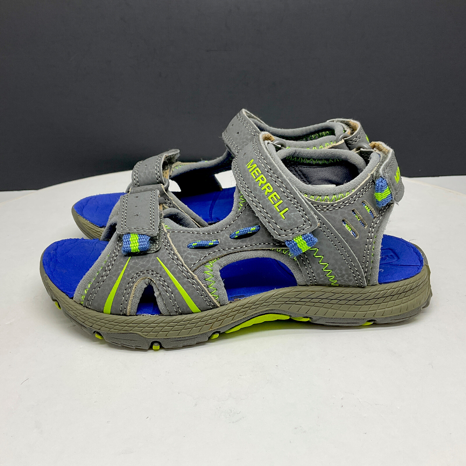 Sandali Merrell Bambini 11M Pantera Sport Acquatici Grigio Blu MC53337