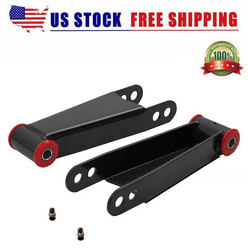 2"-3" Rear Drop Lowering Shackle Suspension Kit Chevy Silverado 1500 HD - Picture 2 of 13