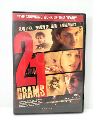 21 Grams (2004 Dvd) Sean Penn, Benicio Del Toro, Naomi Watts
