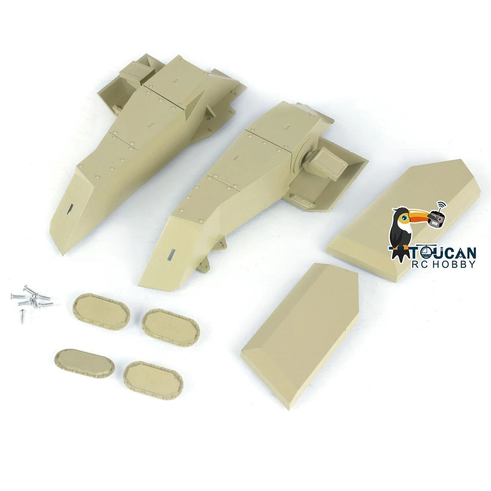 RC Tank Part Metal Decorative Set for 1/16 Henglong M1A2 Abrams 3918 Tanks Model - Image 2 of 3