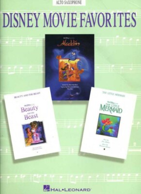 Disney Movie Favorites  Alto Saxaphone Song book