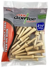 PRIDE GOLF TEE Step Tee 3-1/4 Inch 30 Count Natural (SB3143053)