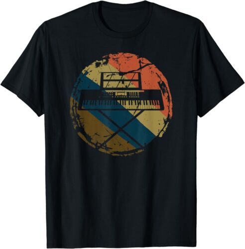 NEW LIMITED Music Musician Pianist Vintage Keyboard Player Piano Tee Shirt S-3XL - Picture 1 of 3