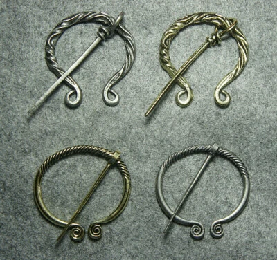 Fibel Schmuckspange Keltische Knoten Kelten Wikinger Ringfibel Larp 2