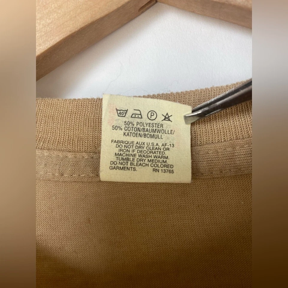 Estrellas de pantalla vintage 1984 Marina de los Estados Unidos puntada única recortada mediana Foto 4 de 4