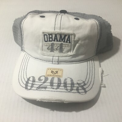 OBAMA 44 - 02008 Bal Cap Commander And Chief  Worn Look.
