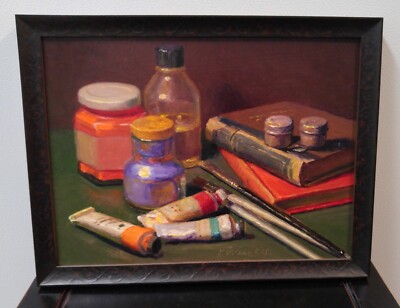 Y Wang Original Oil Painting 9'' x 12''