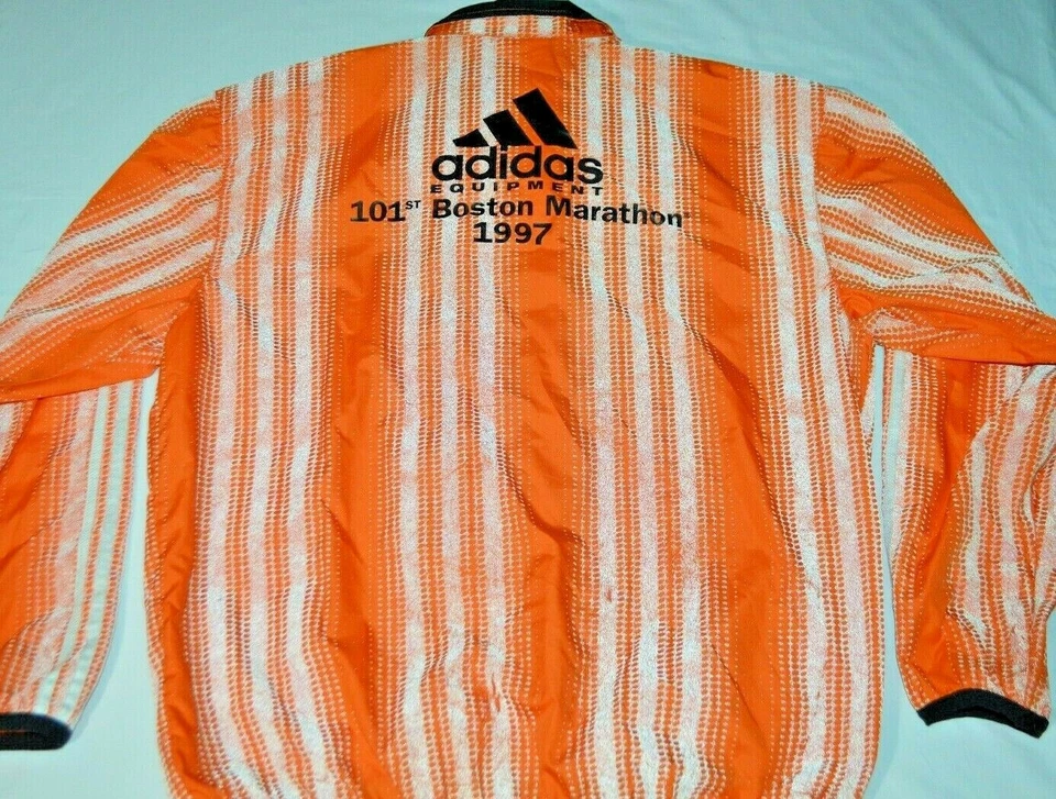 Boston Marathon BAA 1997 101st Jacket Adult L Adidas Running Windbreaker Vintage - Image 4 of 4