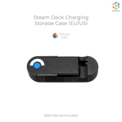 Valve Steam Deck Charging Storage Case (EU/US) - PLA 3D Printed - Picture 2 of 8