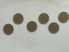 6 x Shell Fu&szlig;ballm&uuml;nzen Traumelf 1969