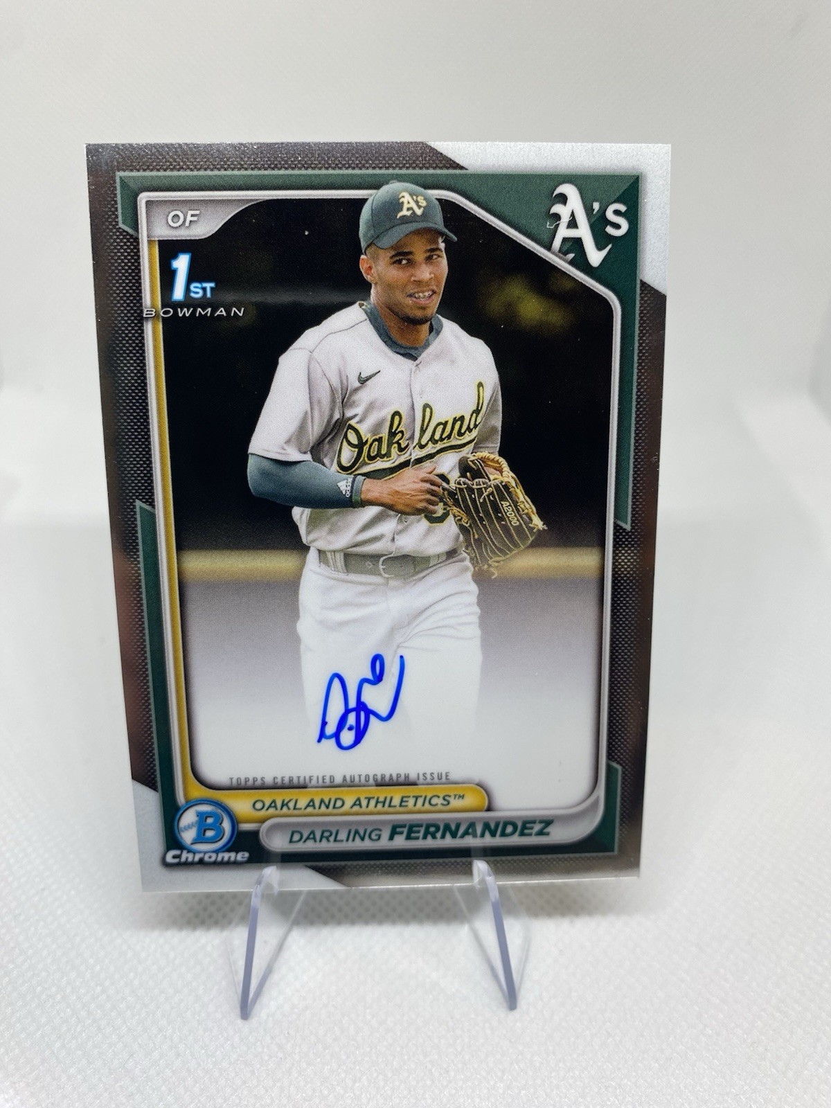 2024 Bowman Chrome - Prospect Autographs Darling Fernandez #CPA-DF (AU, RC)