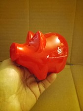 Sparschwein Sparkasse Gut  rot OHNE Schlüssel
