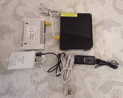 Arris Frontier Ethernet Modem Router NVG468MQ, GGPON ONT FOG421 + Power Supply