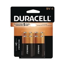 Duracell MN16RT4Z CopperTop Alkaline 9V Batteries 4/Pack New