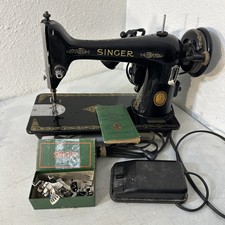 Rare Vintage 1916 Singer BZ 10-8 Model 66-16 Industrial Sewing Machine working 