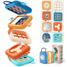Montessori Toys Busy Board Baby Activity Cube Sensory Toys Folding Puzzle Fine M