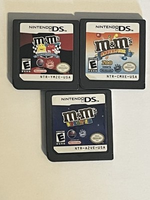 Lot Of 3! Nintendo DS Games. M&M's Break Em Adventure Racing Nds 3ds