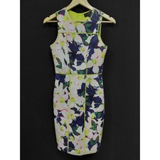 J.CREW Style Floral Sleeveless Dress Crew Neck Lightweight Size 00