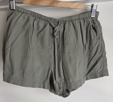 Rewash Women Shorts Size L Green Casual Summer Coastal Drawstring Breathable
