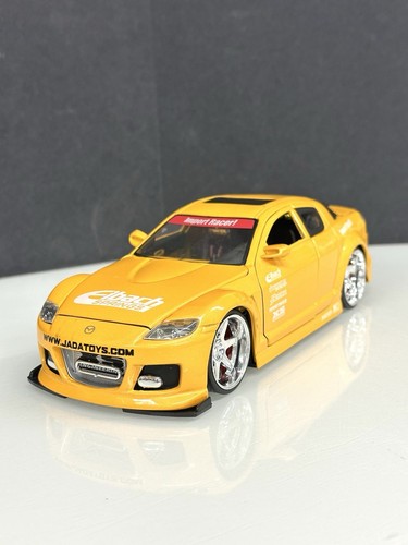 Jada 1/24 Mazda RX8 Import Racer gelb Top Zustand siehe Detailbilder #50380-9 - Bild 2 von 24