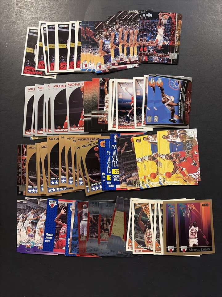 Lot of over 240 Michael Jordan cards - premiums, subsets, inserts etc ...