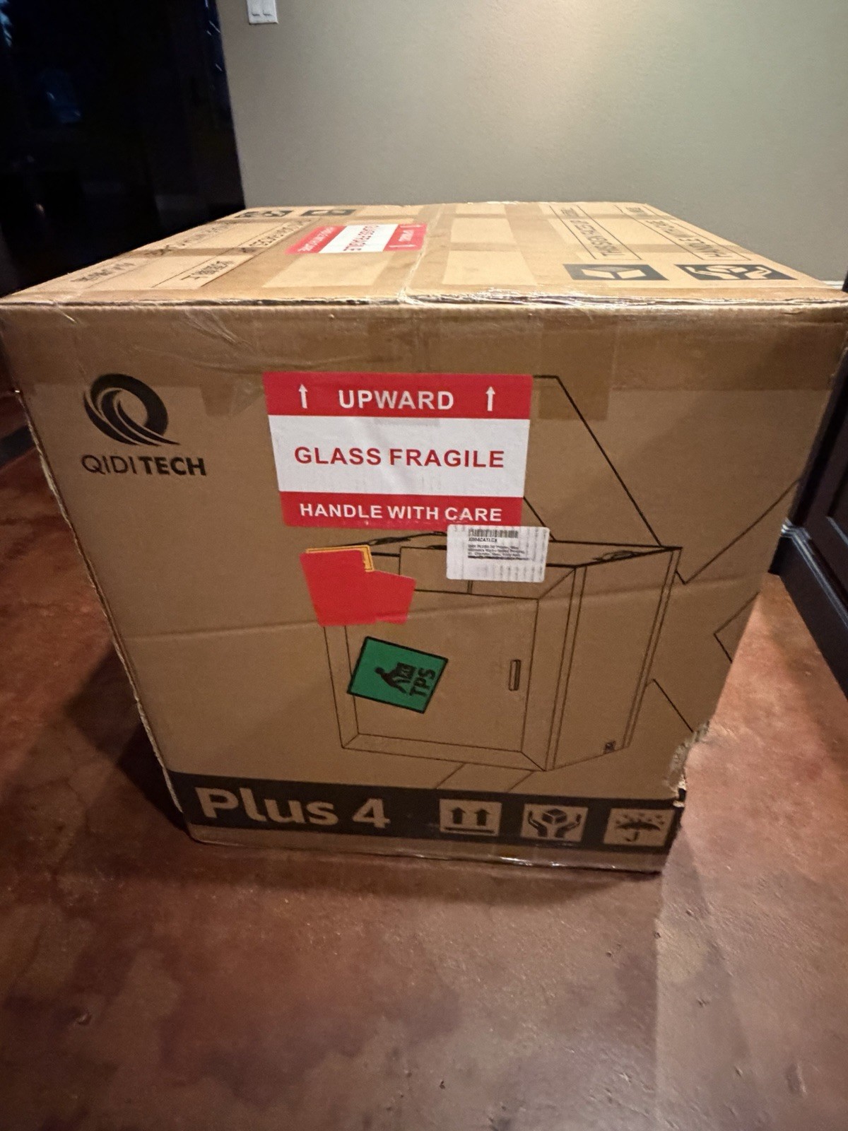 QIDI PLUS4 3D Printer, Max 600mm/s High-Speed, Auto Leveling, 370°C High Temp