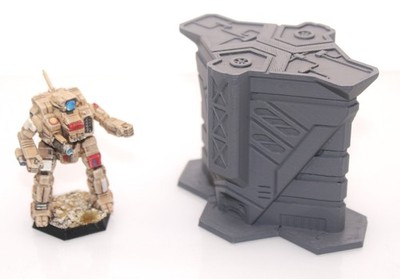 BattleTech Hexed Condo Life Building  3D Printed