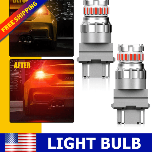 2X AUXITO 3157 LED 3156 6500K Reverse Backup Light Bulbs 2400LM Super Bright A8 - Picture 14 of 16