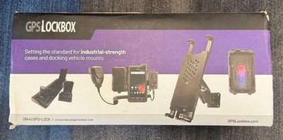 GPS Lockbox Docking Mount Kit w/ Arkon Power Adapter & Siyata SD7 Palm Mic