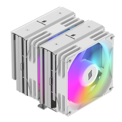 Silentware Titan White CPU Kühler Dual-Tower 2x 120mm A-RGB PWM Lüfter Intel AMD