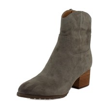 Vionic Bishop Womens Boots Stone Waxy Suede