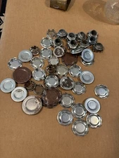 Vintage Faucet Aerator Screens Retainers Caps Mixed Metal Plumbing Parts Lot