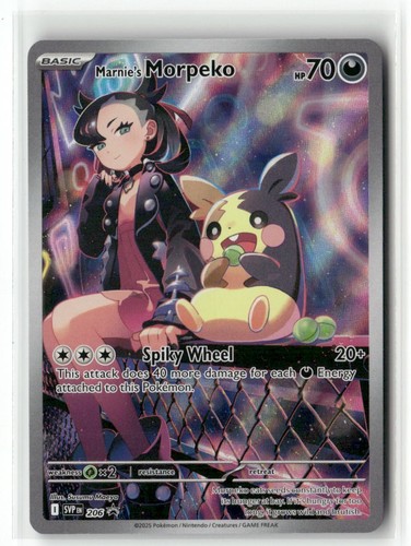 Marnie's Morpeko 206 Holo Scarlet & Violet Promo Pokemon TCG NM