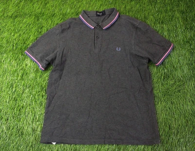 FRED PERRY ORIGINAL SLIM FIT MEN CASUAL SHORT SLEEVE POLO SHIRT JERSEY SIZE XL - Image 1 of 4