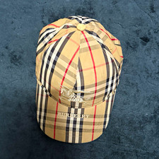 Burberry Herren Baseballkappe kariert Beige/S...