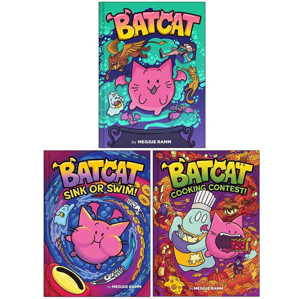 Batcat Graphic Novel 1-3 Books Collection Set By Meggie Ramm Sink or Swim,Batcat - Image 2