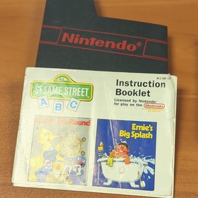 Hi Tech Expressions Sesame Street ABC NES Game + Manual NTSC-U/C 1990