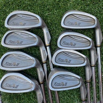 KING cobra Ⅱ Ti-INSERT OVERSIZE アイアンセット Cobra King Cobra II Oversize 3-PW Irons Stiff Flex Steel Shaft
