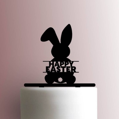 Frohe Osterhase - Acryl Cake Topper