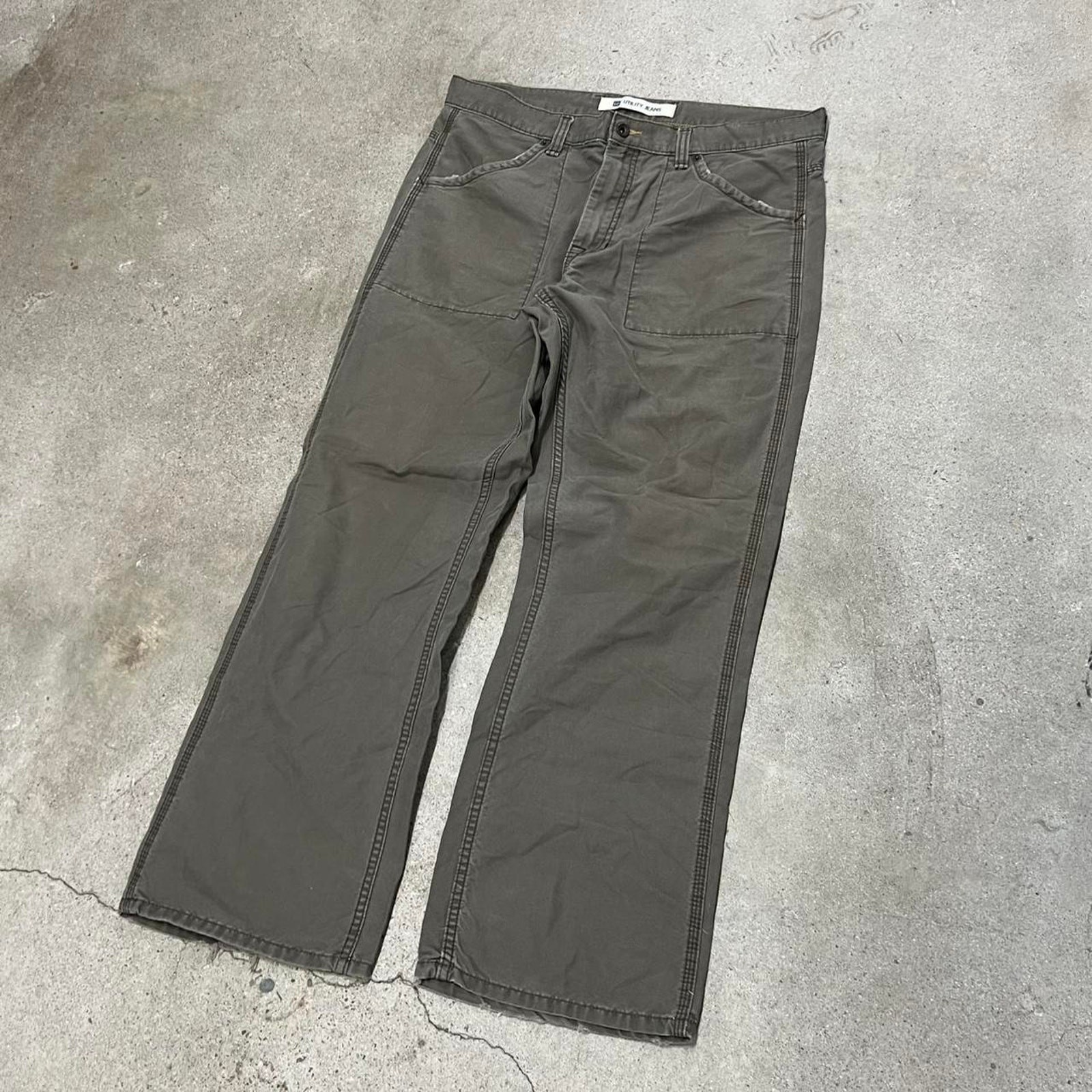 Vintage 90s Y2K Gap utility pants 36  retro preppy baggy